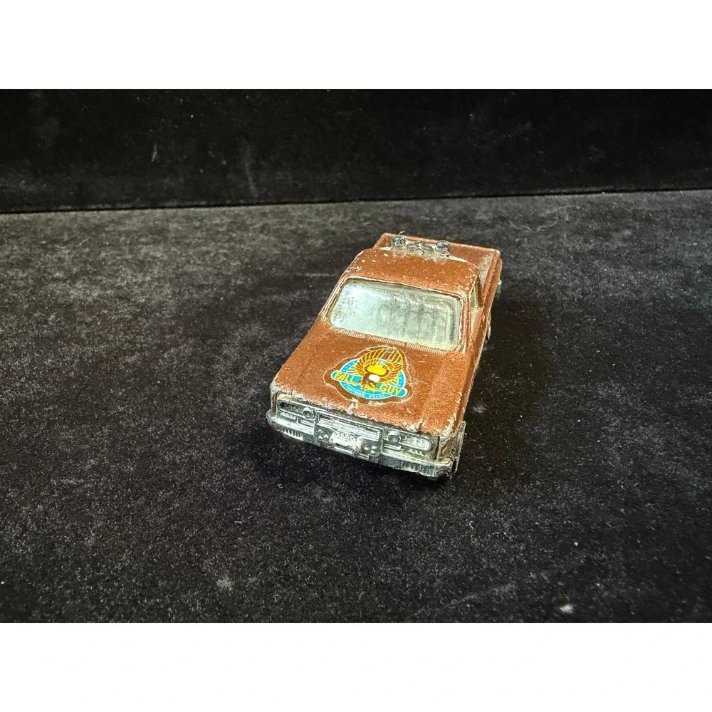 Vintage‎ Ertl The Fall Guy GMC Sierra 4x4 Pickup Truck Diecast 1/64 Brown Gold
